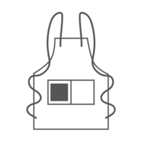 170 x 170 mm - Poche droite