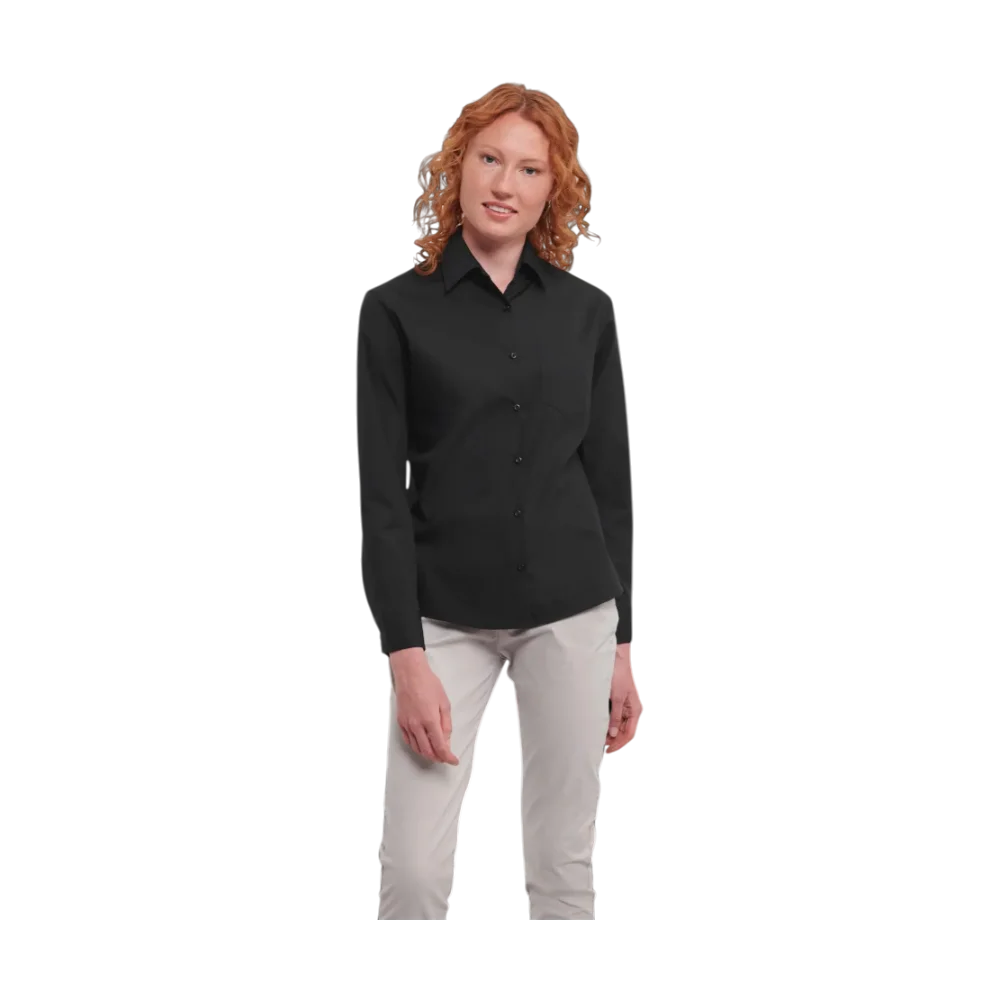 PDP - russellladieslslclassicpurecottonpoplinshirt square