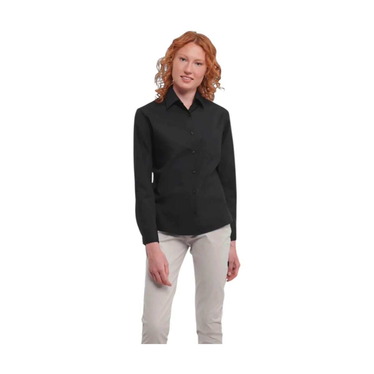 Russell Ladies Cotton Poplin Shirt main image