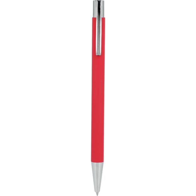 maxirecycledaluminumsofttouchgelpen red