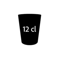 Capacità massima 12 cl