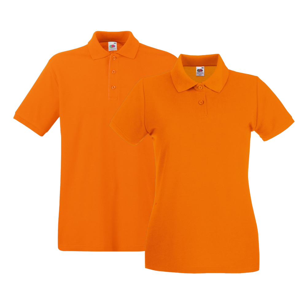 Fruit of the loom Premium Polo 170g ICON orange