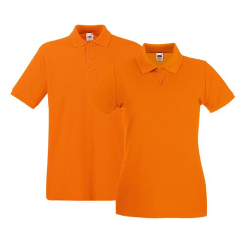 Fruit of the loom Premium Polo 170g ICON orange