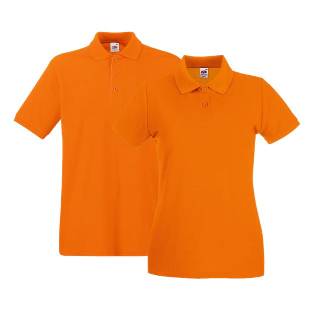 Fruit of the loom Premium Polo 170g ICON orange