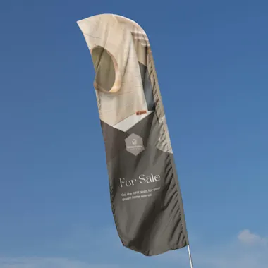 Custom Feather flags
