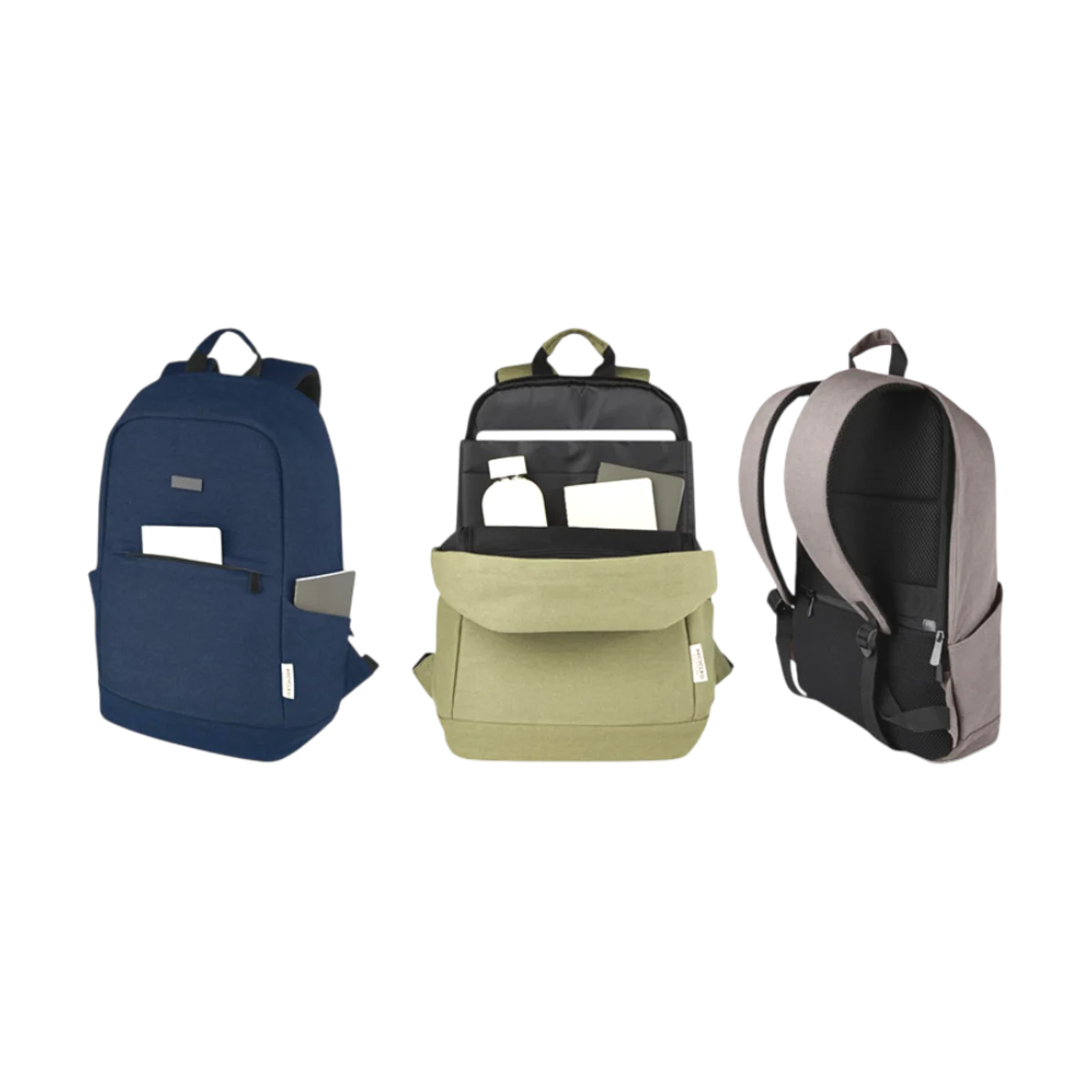 Hoofdafbeelding van Joey 15.6 inch GRS gerecyclede canvas anti-diefstal laptop rugzak