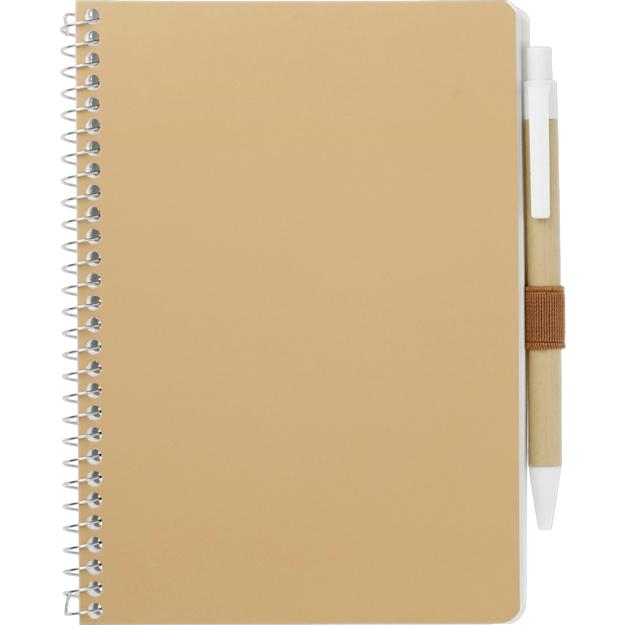 ICON - mixspiralnotebookpen5x7in natural