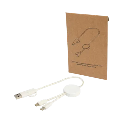 Citala 5-in-1 Recycled Plastic Data Sync and Fast Charge Cable