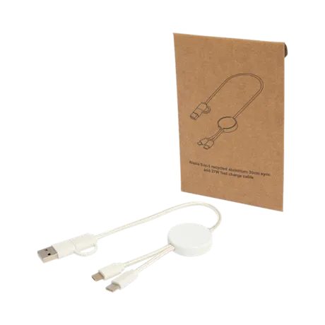 Citala 5-in-1 Recycled Plastic Data Sync and Fast Charge Cable