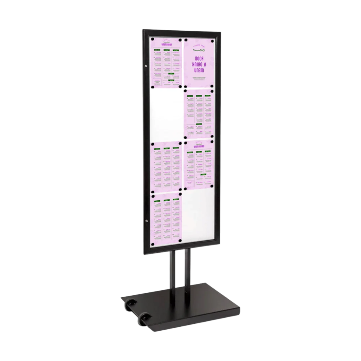 Outdoor Menu Frame Stand Black main image