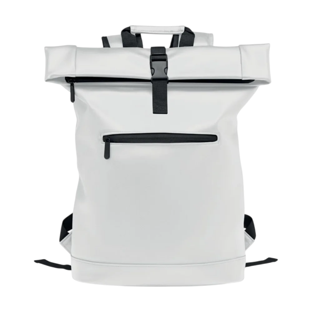 ICON - bairolllaptoppurolltopbackpack white