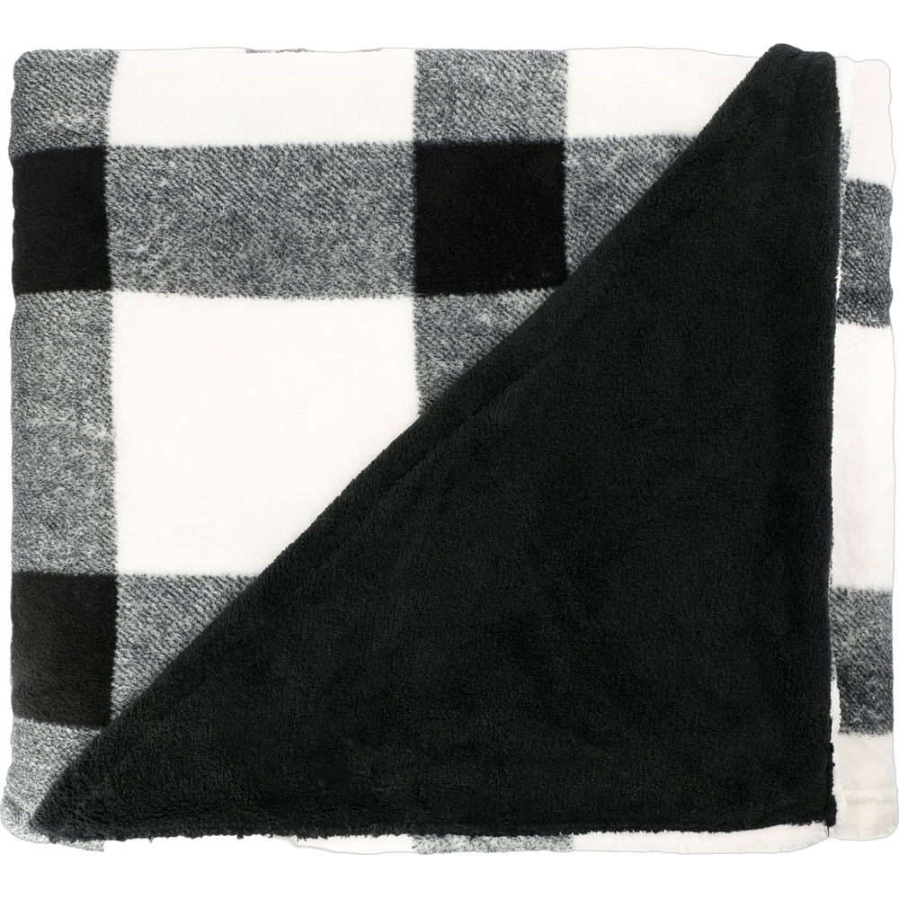 ICON - buffaloplaidultraplushthrowblanket white