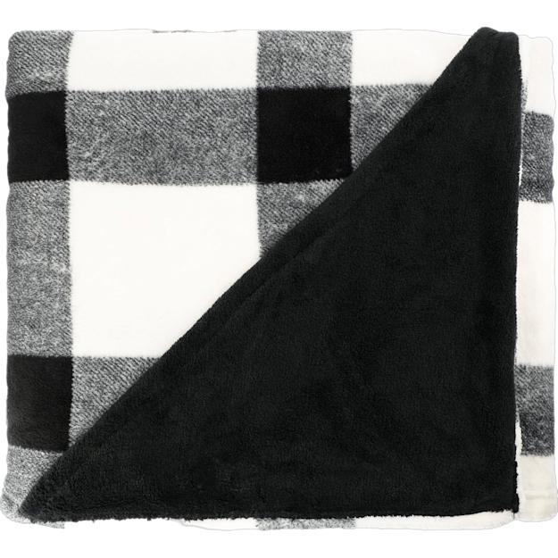 ICON - buffaloplaidultraplushthrowblanket white