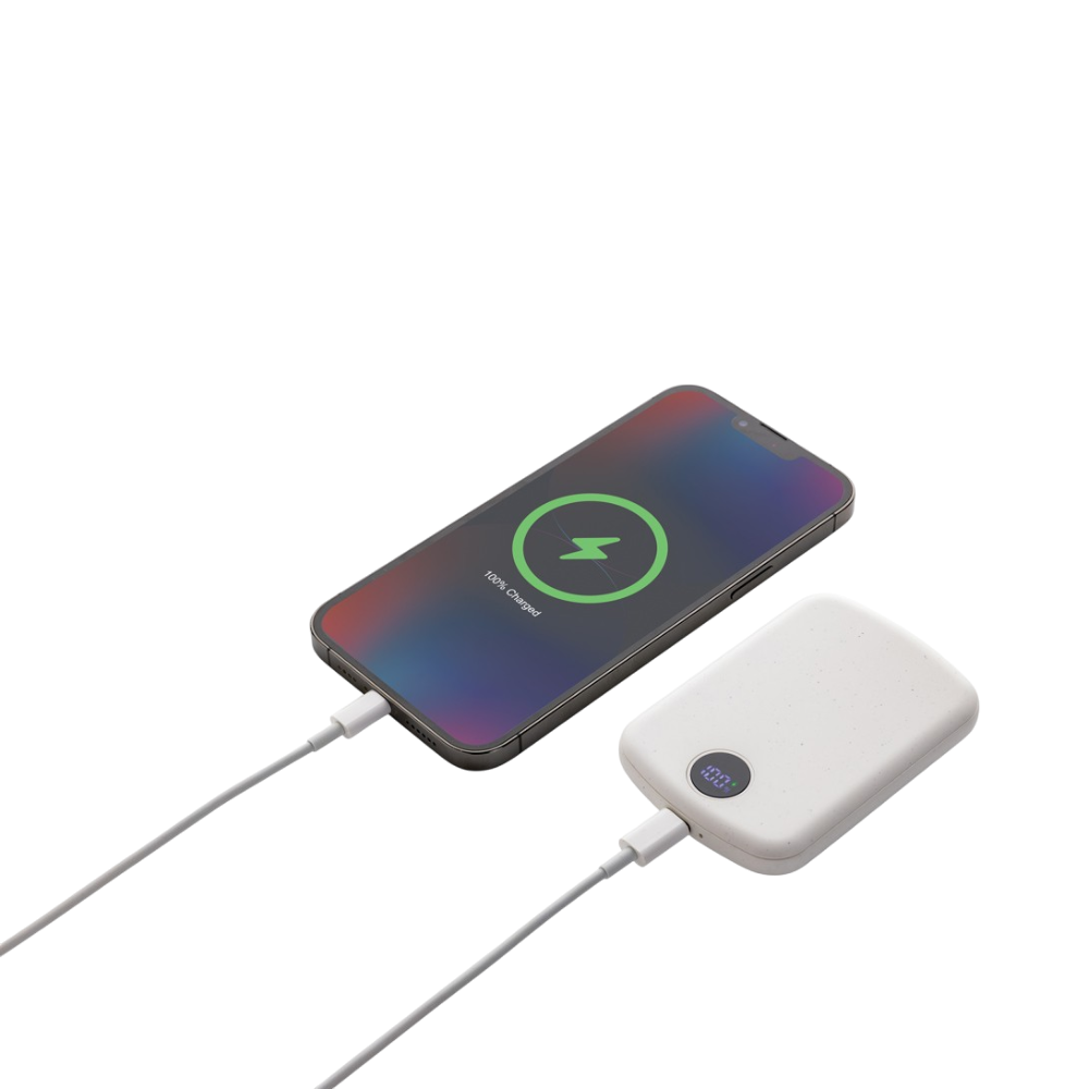 PDP - magboostrcsrecycledplastic5000mahmagneticpowerbank square #00000000 background