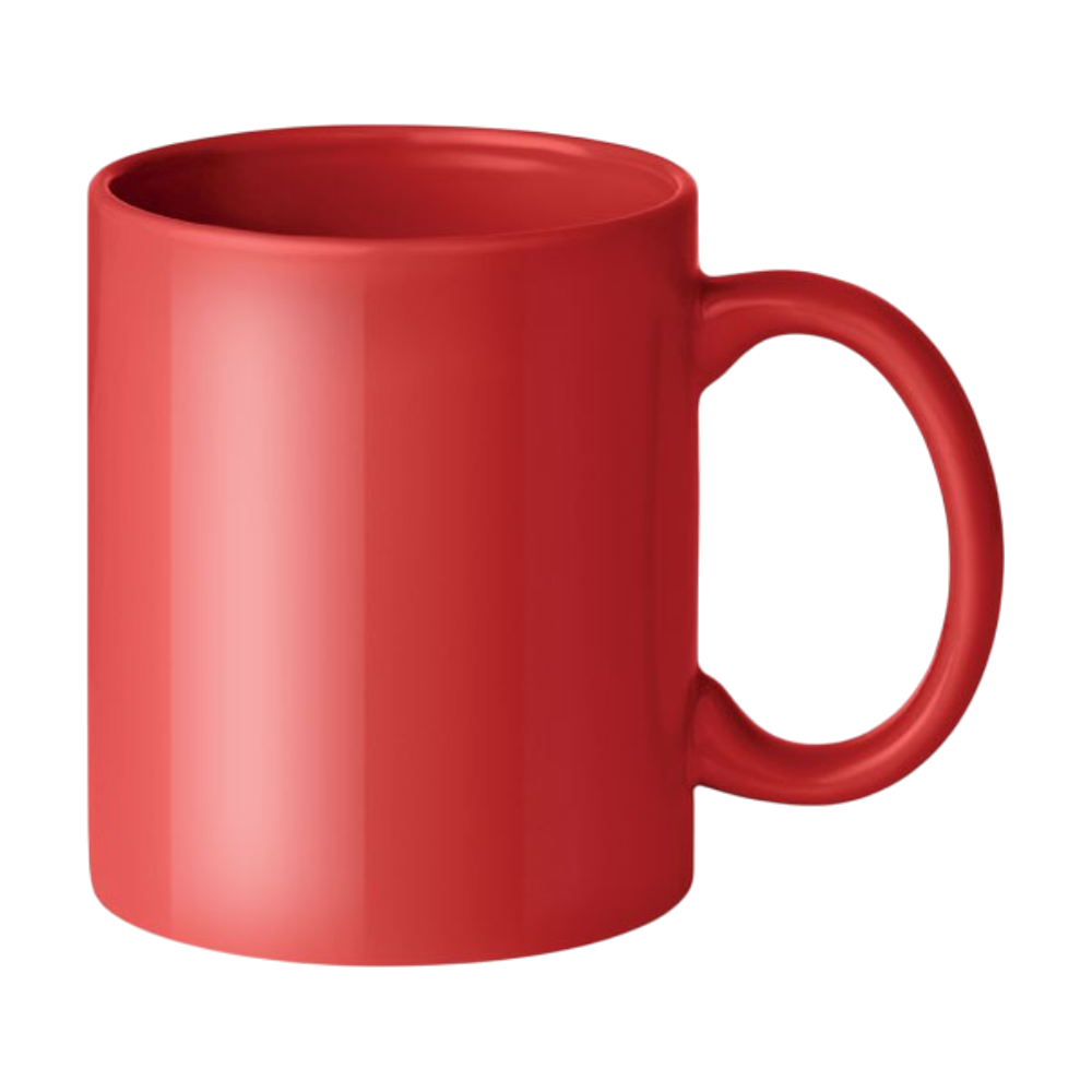 ICON - dublintonecolouredceramicmug300ml red