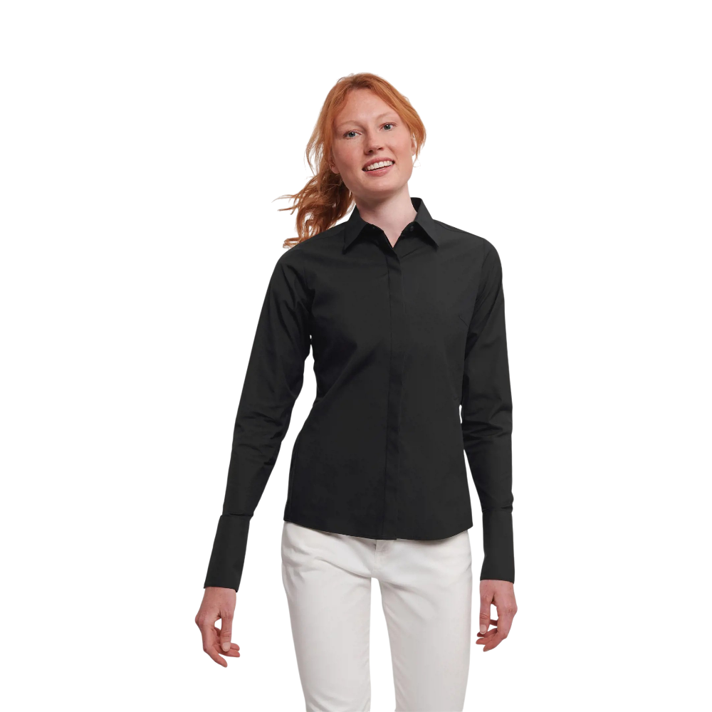 Chemise stretch ajustée pour femme Russell