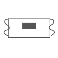 300 x 140 mm - Front