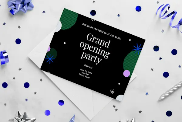 Invitations A7 - Size Page