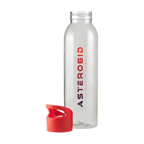 COLOR ICON - siriusgrsrpetwaterbottle650ml - Transparent Red