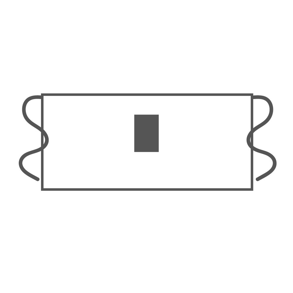 105 x 160 mm - Voor Midden