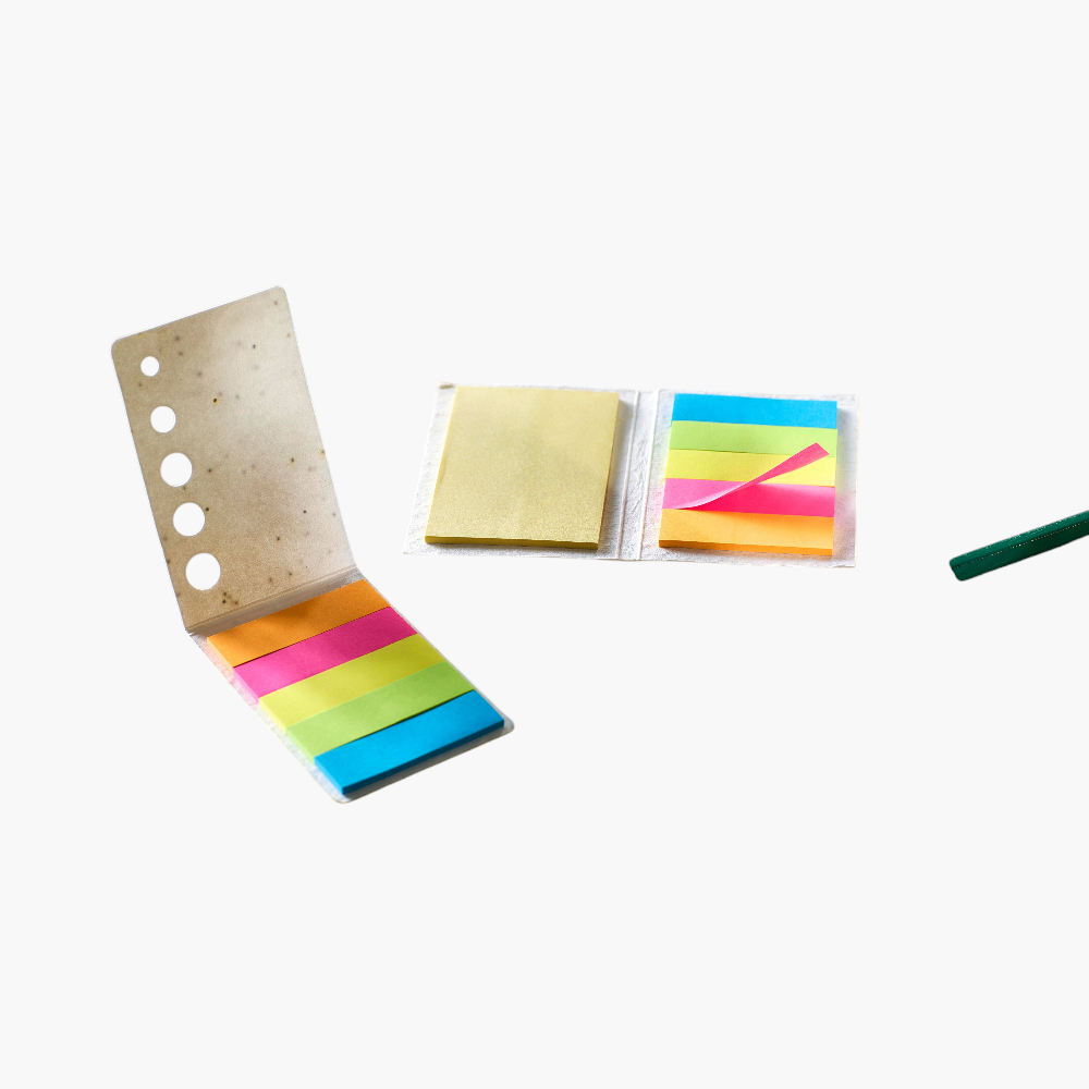 PDP - paperstickynotesseedpapernatalja square #F8F8F8 background