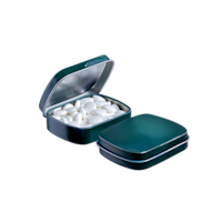 minihingedtin DARK GREEN