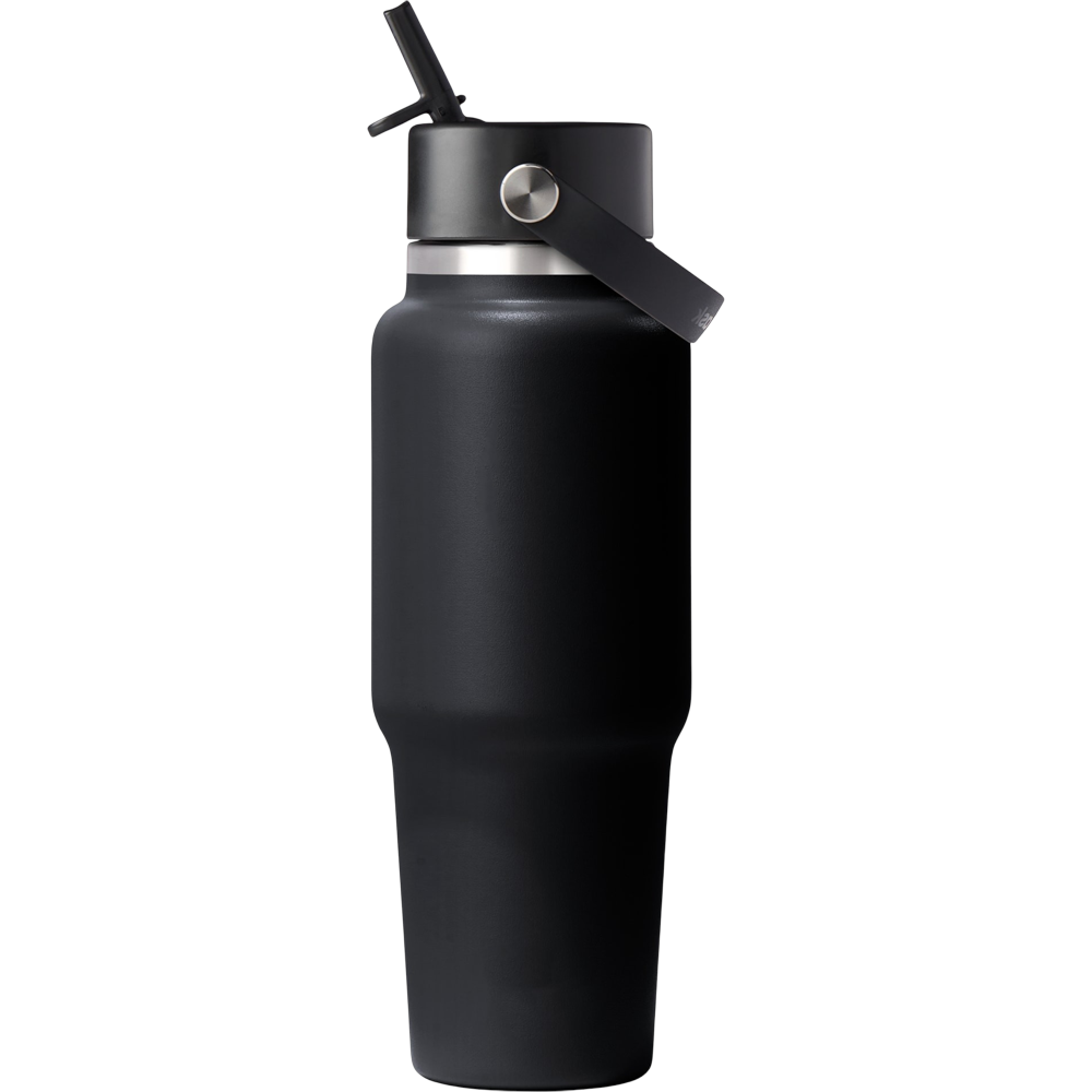 ICON - hydroflasktravelbottlewflexstrawcap32oz black