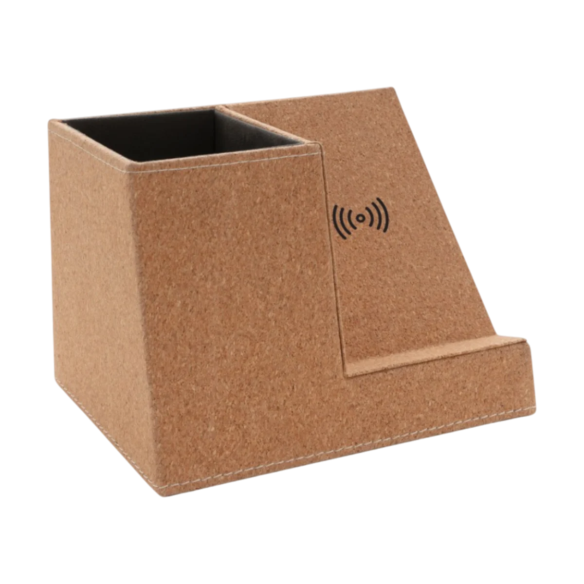 Immagine principale di Portapenne in Sughero e Caricatore Wireless 5W
