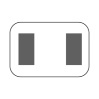 Couvercle gauche 40 x 80 mm | Couvercle droit 40 x 80 mm