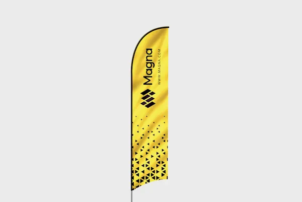 Aluminium Pole Feather Flag