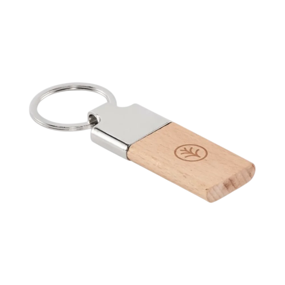 PDP - llavingkeyringwithrubberwood square #00000000 background