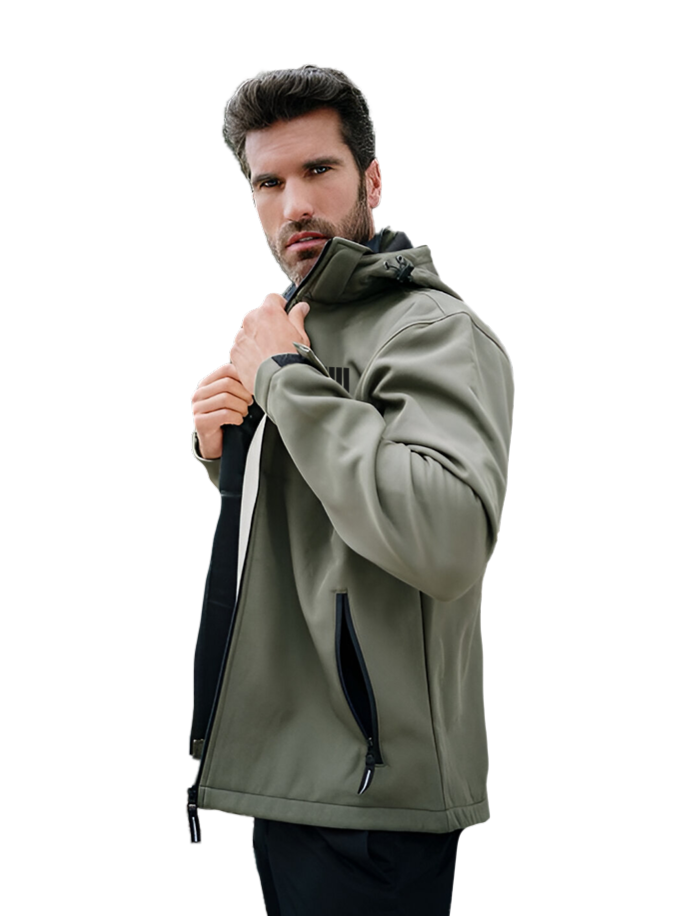 TH Clothes Zagreb Softshell-jas met capuchon