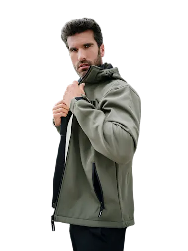 TH Clothes Zagreb Softshell Hooded Jacket