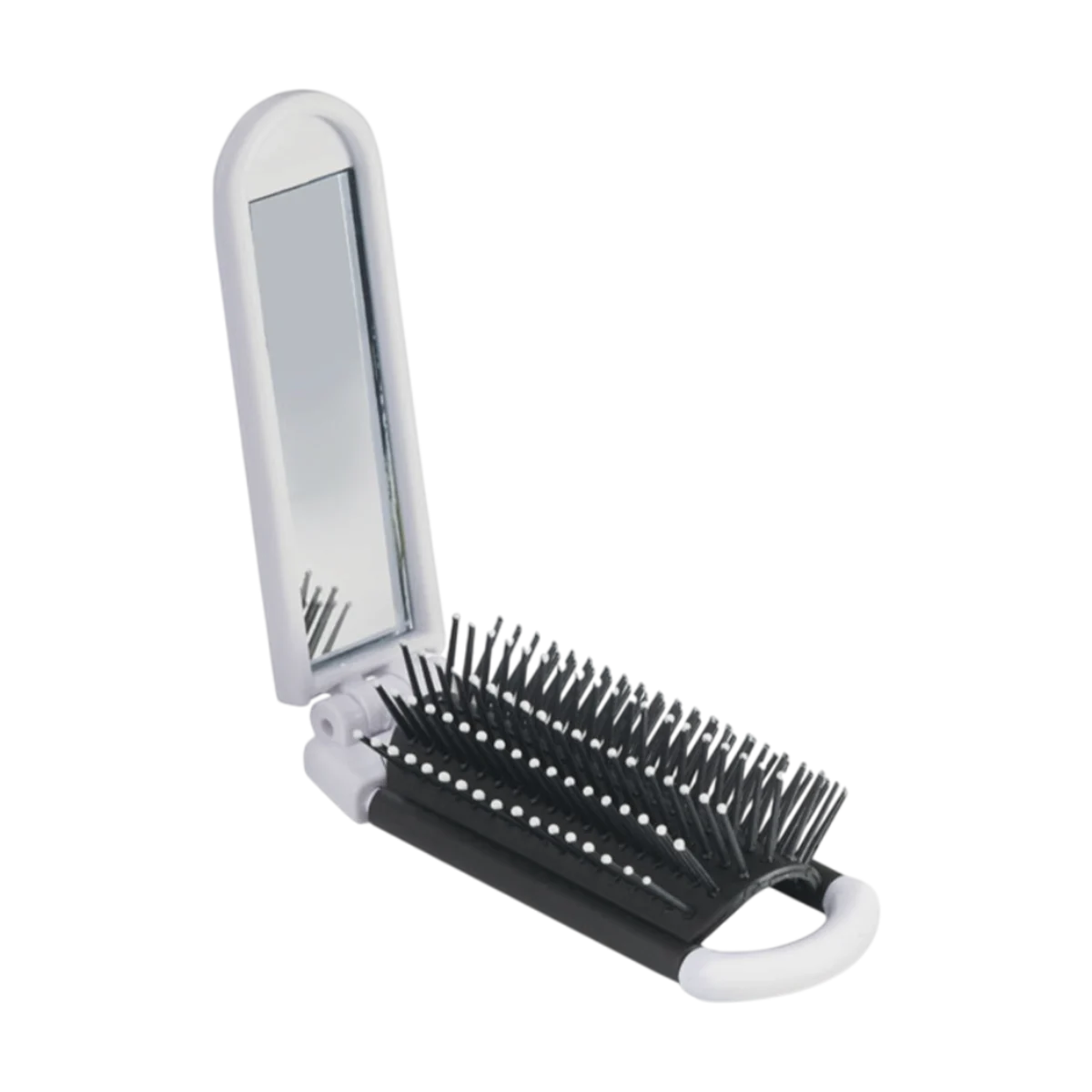 Foldable Hairbrush with Mirror main image