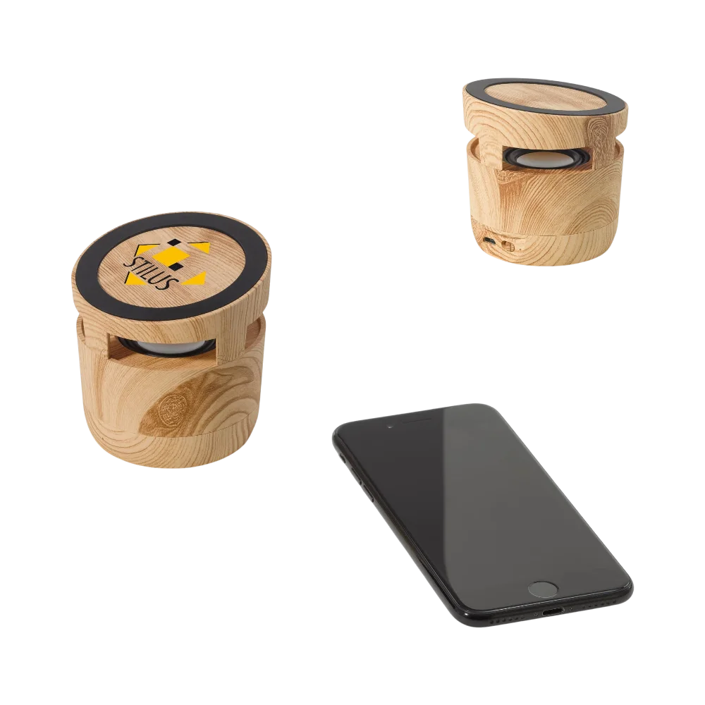 PDP - woodenlookspeaker3wampwirelesscharger5w square #00000000 background