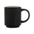 Ceramic stackable mug black
