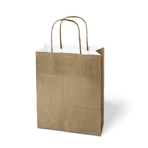 Kraft Paper Bags with white big image color icon Copy