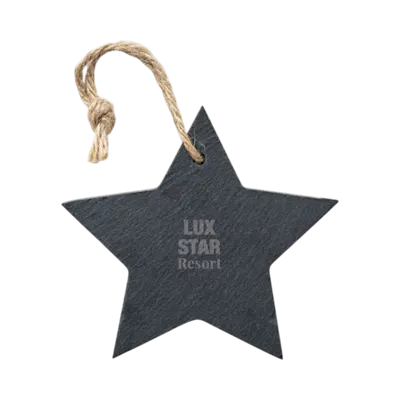 SLATESTAR Slate Xmas Hanger Star