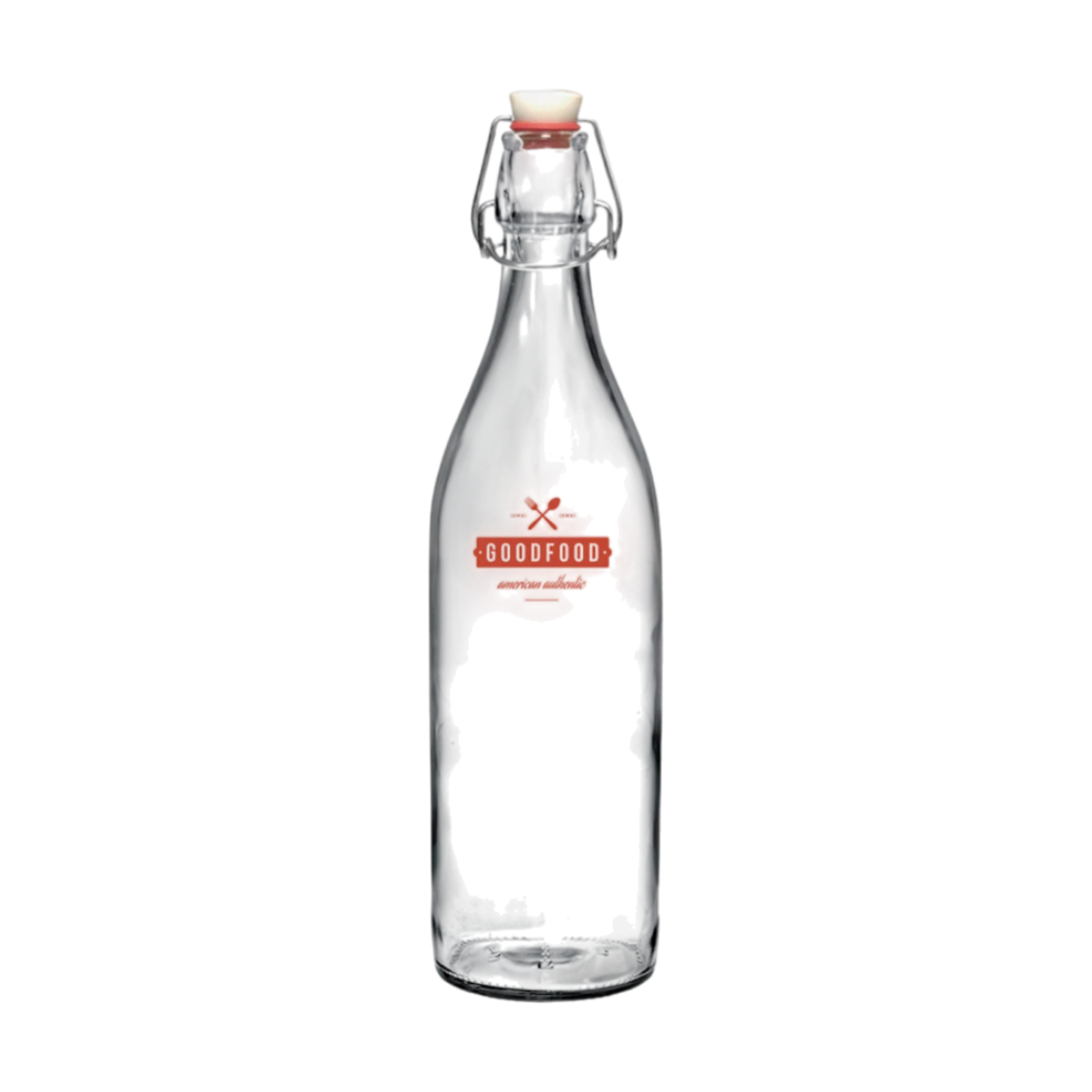 Glass Bottle Clip Lock Round main image