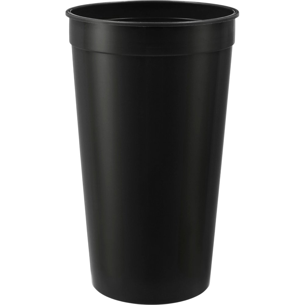 ICON - solid32ozrecycledstadiumcup black