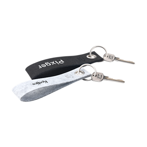 RPET Felt Keyring PLP SQ