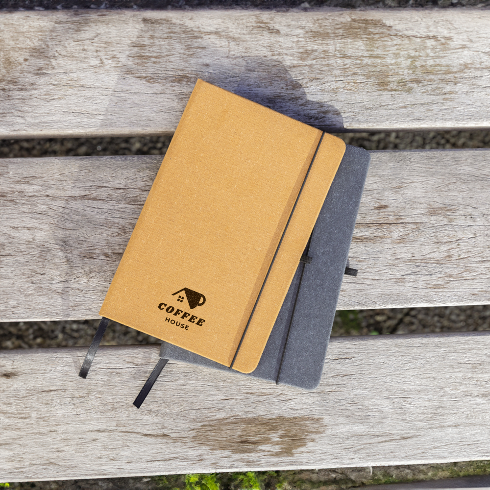 recycledleatherhardcovernotebooka5 setting1