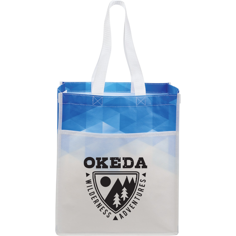 PDP - gradientlaminatedgrocerytote square #00000000 background