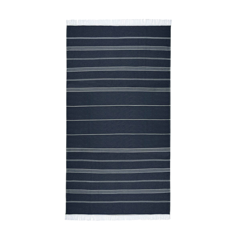 92. T1-RHAM RECYCLED HAMAM TOWEL Dark Navy