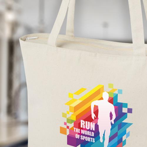 Ningbo 320 gsm zippered cotton tote bag 15L PDP Copy