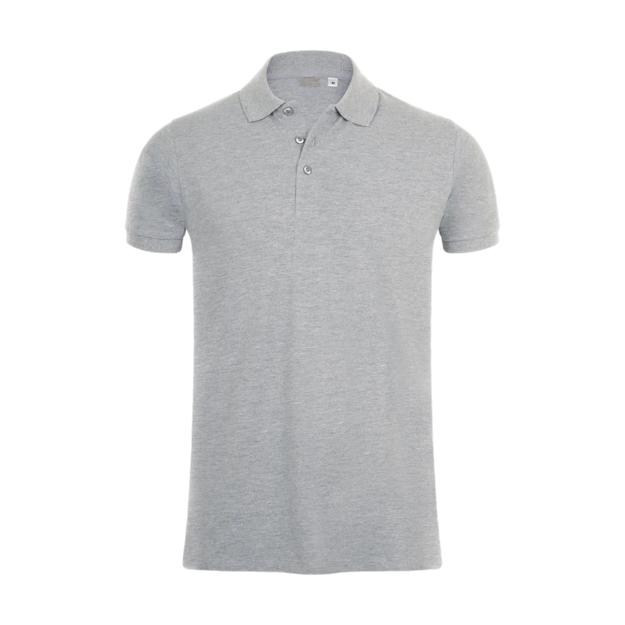 polosbodyfitpremiumsols801708m801709w grey melange
