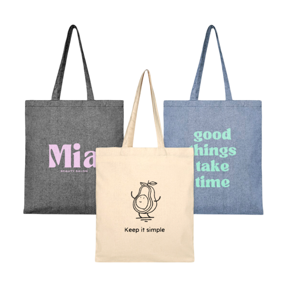 Bolsa de tela reciclada de 210 g/m Pheebs