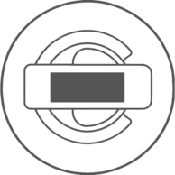 25 x 10 mm - Front