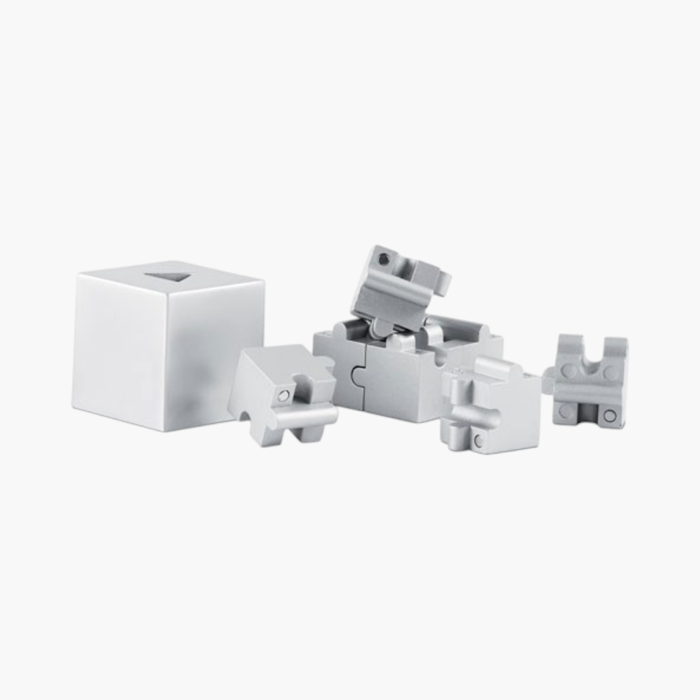 PDP - kubzlemetal3dpuzzle square #F8F8F8 background