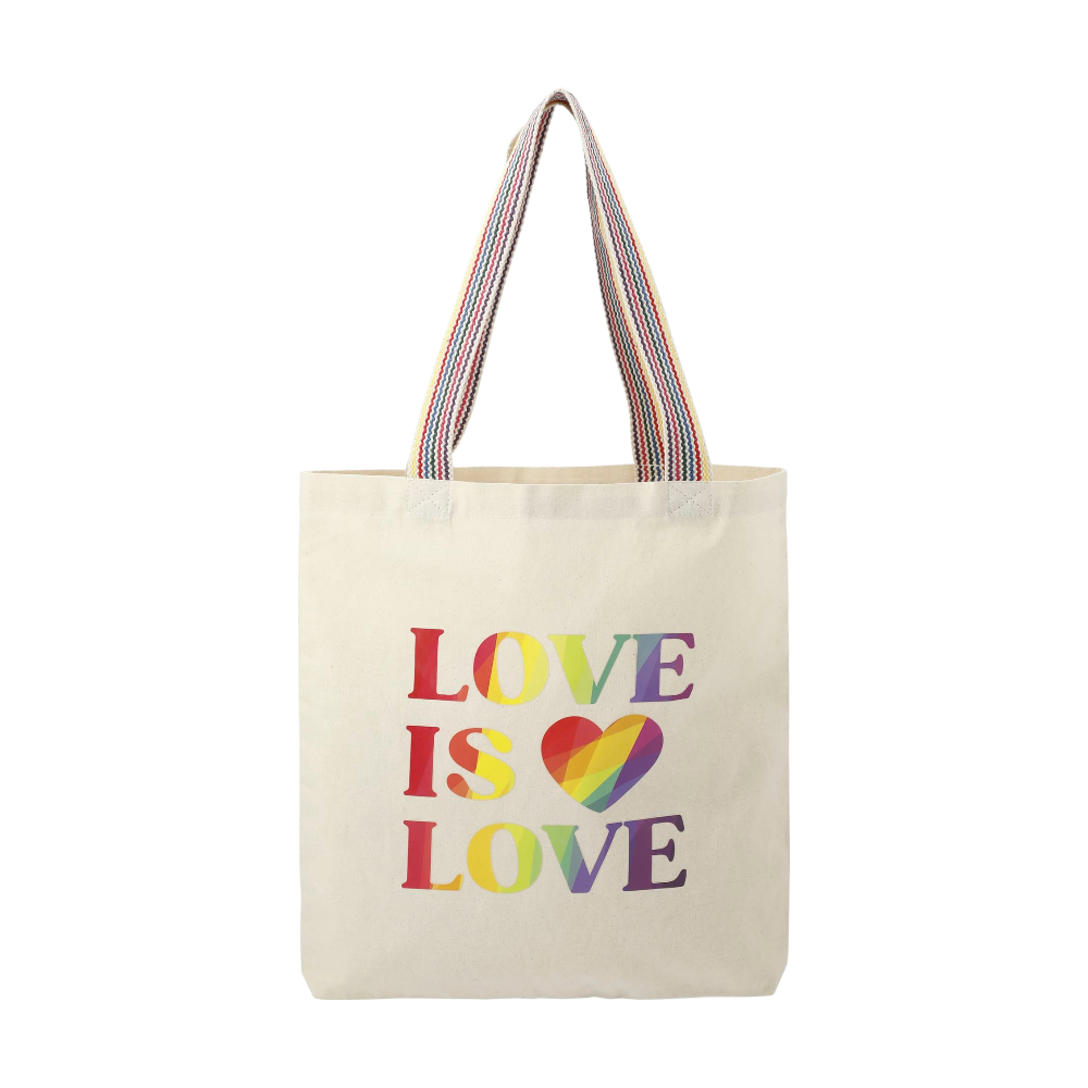 Rainbow Recycled Cotton Convention Tote